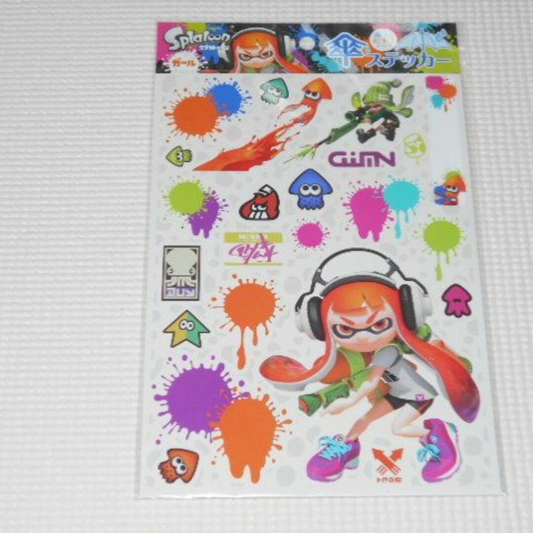 スプラトゥーン 傘ステッカー ガール★新品未開封