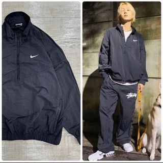 20aw NIKE × STUSSY ウィンドランナー ハーフジップ ジャケット-