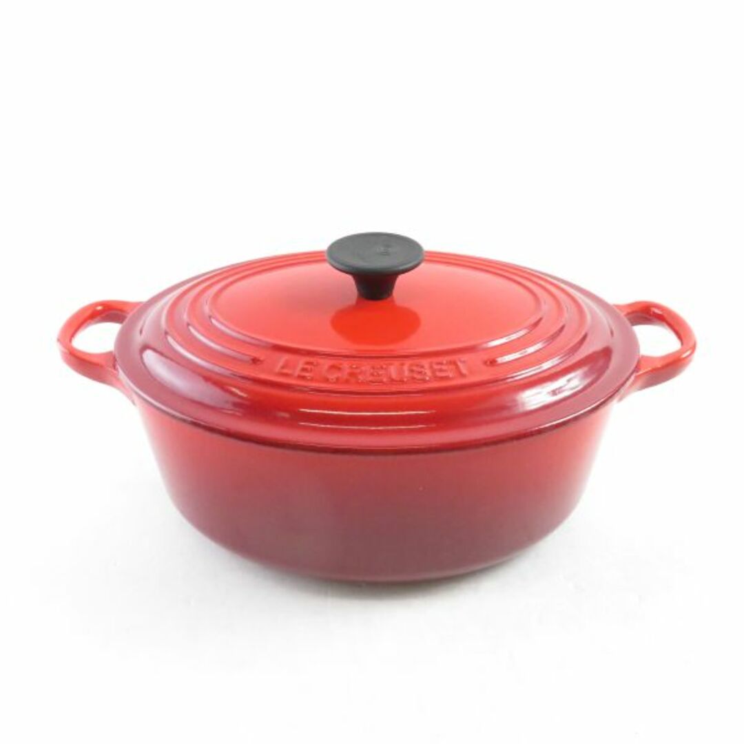 鍋/フライパン未使用 Le Creuset ルクルーゼ ココット・オーバル 両手鍋 1点 23cm/2.6L SC7008B1