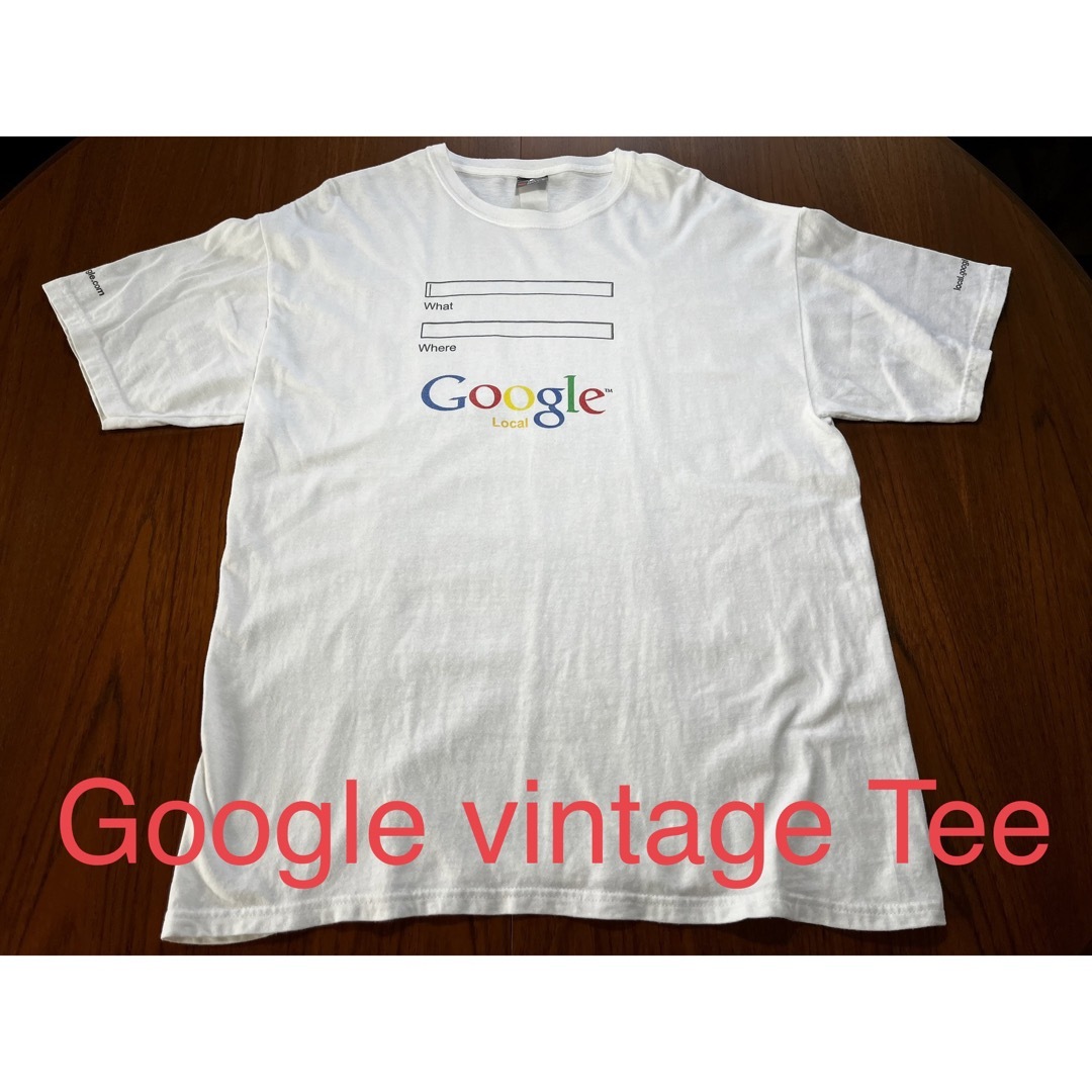 貴重！Google vintage Tシャツ　Apple microsoftメンズ