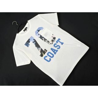 ビームス(BEAMS)のBEAMS HEART ビームスハート トロピカル柄 半袖 ポケット Tシャツ sizeS/白 ■◆ メンズ(Tシャツ/カットソー(半袖/袖なし))