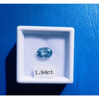 ✨天然🤷‍♂️ブルージルコン 1.94ct ✨未使用🌹ケース付(その他)