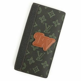 ルイヴィトン(LOUIS VUITTON)のルイ ヴィトン ポルトフォイユ ブラザ NM LV フォール コレクション 二つ折り 長財布 モノグラム レザー ダークグリーン 緑 M81807 箱付 LOUIS VUITTON（新品・未使用品）(財布)