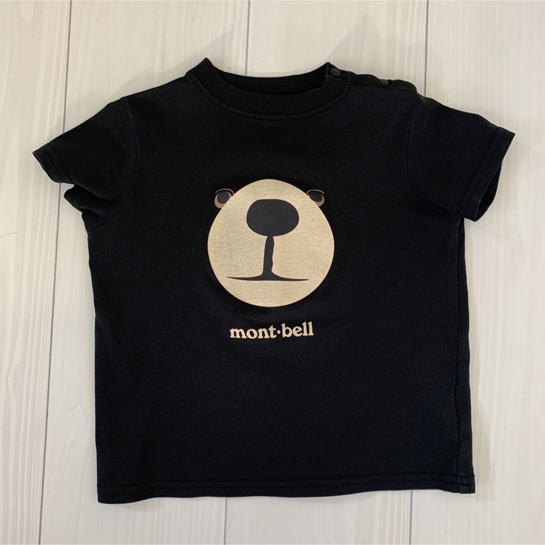 mont bell(モンベル)のモンベル　くまTシャツ　90 キッズ/ベビー/マタニティのキッズ服男の子用(90cm~)(Tシャツ/カットソー)の商品写真