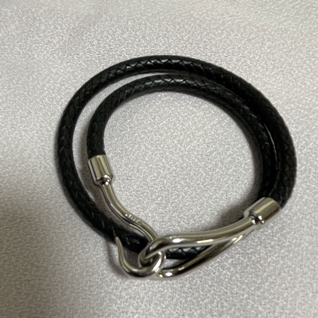 DEUXIEME CLASSE(ドゥーズィエムクラス)のHERMES  ジャンボブレスレット/バングル　ブラック レディースのアクセサリー(ブレスレット/バングル)の商品写真