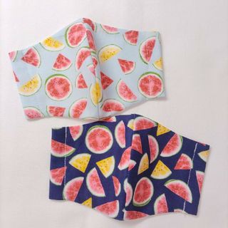 専用♥handmade ベビー甚平 【夏ストライプ 】80cm2点セット