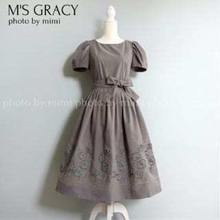 M'S GRACY - M'S GRACY*カタログ掲載*コード刺繍ワンピースの通販 by