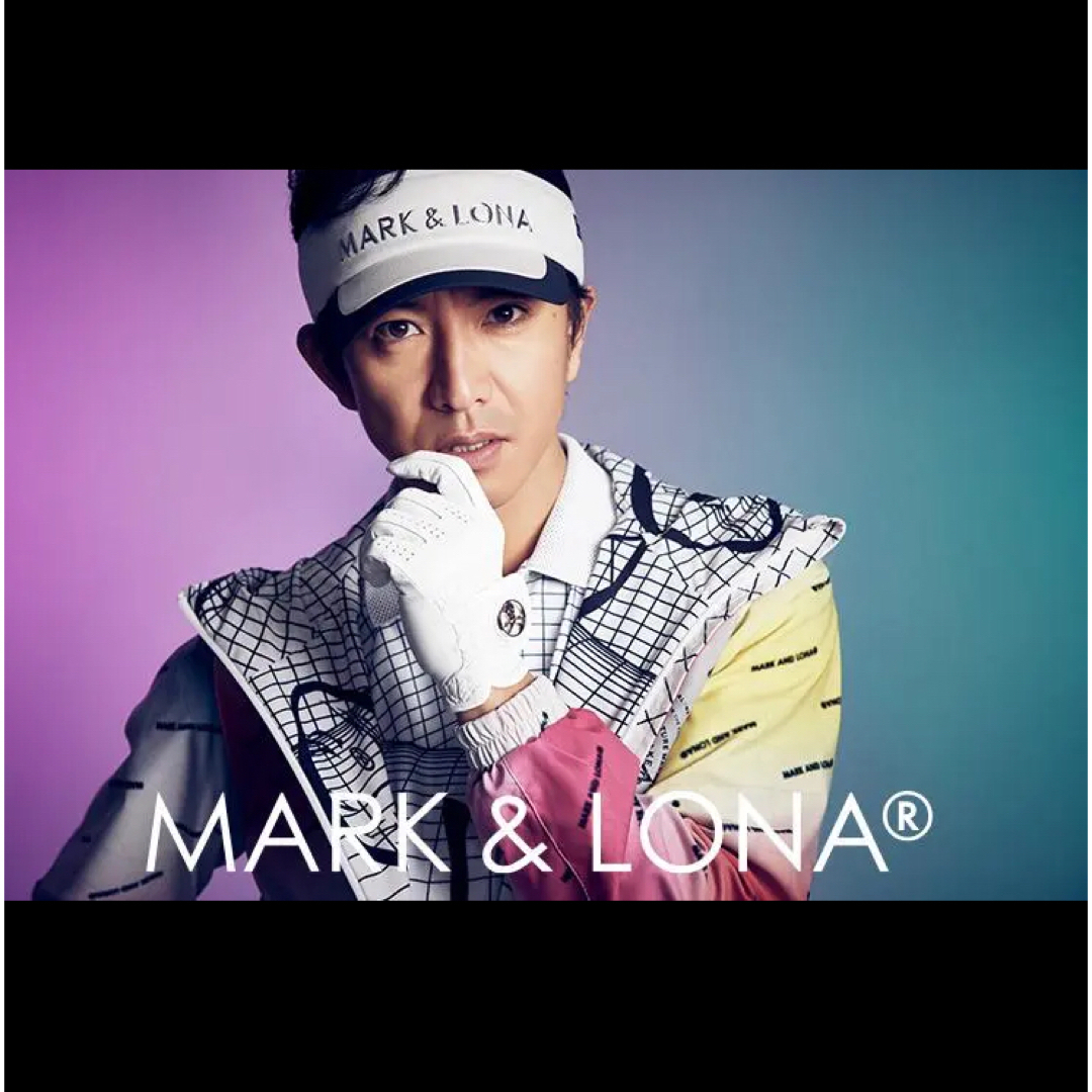 新品(木村拓哉着用モデル)MARK&LONA マークアンドロナ・ポロシャツ(白