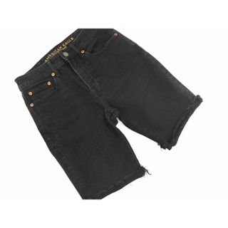 アメリカンイーグル(American Eagle)のアメリカンイーグル カットオフ ショート デニムパンツ size28/黒  ■◆ レディース(デニム/ジーンズ)