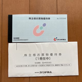 カワチ薬品株主お買物優待券(ショッピング)