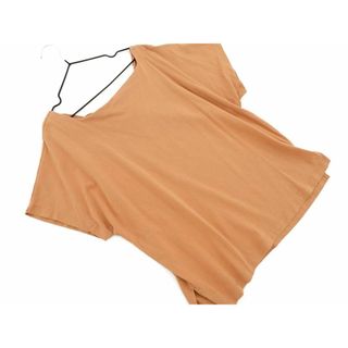 オペーク(OPAQUE)のOPAQUE オペーク ドルマン カットソー size38/オレンジ ■◆ レディース(カットソー(半袖/袖なし))