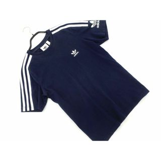 アディダス(adidas)のadidas originals アディダスオリジナルス 3ライン Tシャツ sizeXS/紺 ■◆ メンズ(Tシャツ/カットソー(半袖/袖なし))