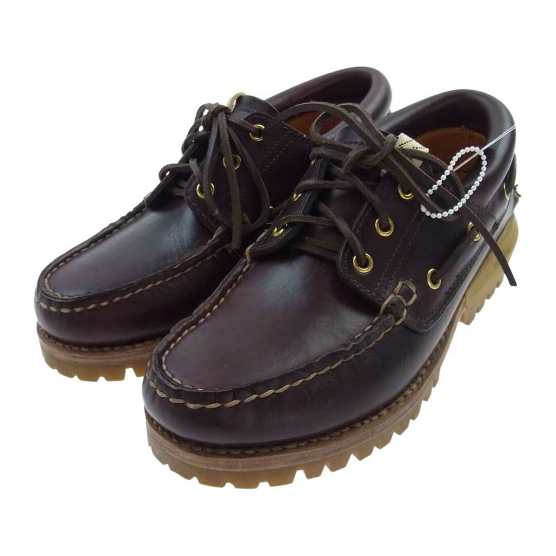 VISVIM ビズビム その他靴 21AW 0121202002002 WALLACE DECK-FOLK レザー デッキ シューズ ダークブラウン系 M8【極上美品】