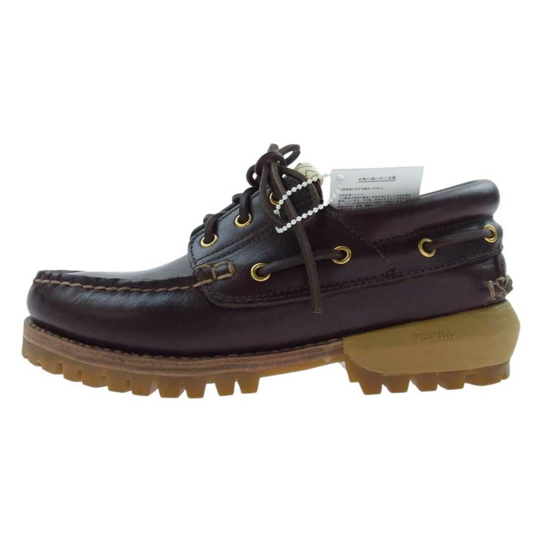 VISVIM ビズビム その他靴 21AW 0121202002002 WALLACE DECK-FOLK レザー デッキ シューズ ダークブラウン系 M8【極上美品】