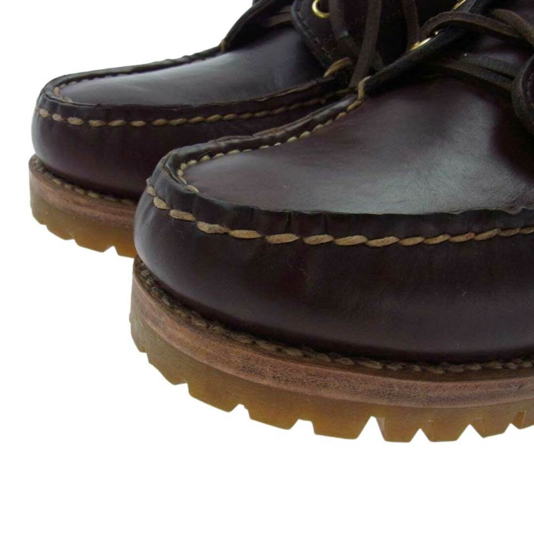 VISVIM ビズビム その他靴 21AW 0121202002002 WALLACE DECK-FOLK レザー デッキ シューズ ダークブラウン系 M8【極上美品】