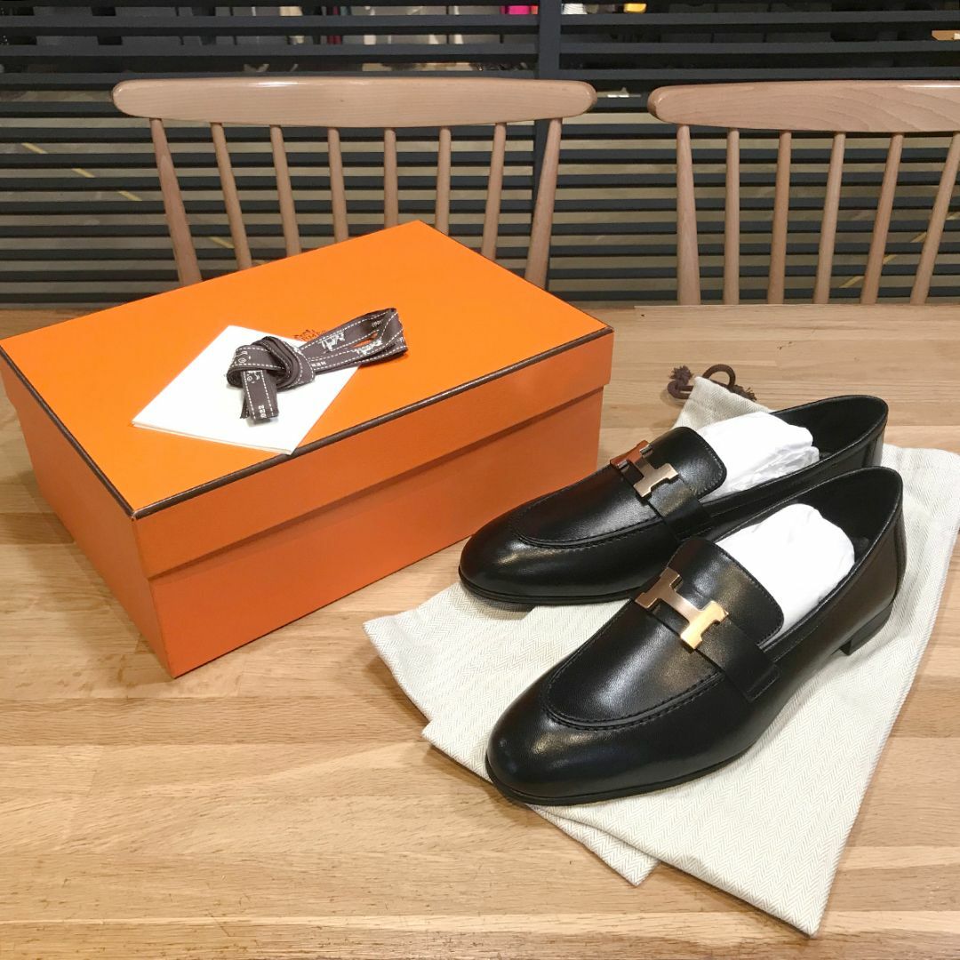 Hermes - 新品未使用 エルメス モカシンパリ ローファー シェーブル ...