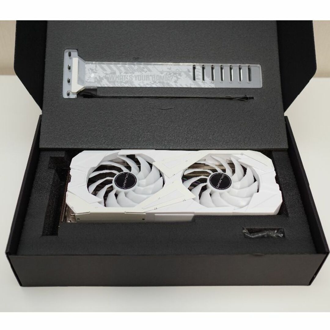 玄人志向 GeForce RTX3070Ti WHITEモデルPCパーツ