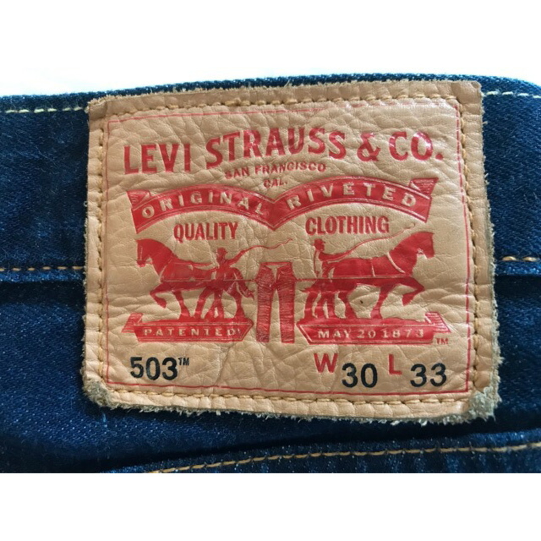 Levi's(リーバイス)　ベトナム製　503-0317　503　ルーズ　ストレート　デニムパンツ【中古】【007】