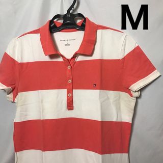 トミーヒルフィガー(TOMMY HILFIGER)のトミーヒルヒーガ　ポロシャツ  Ｍ(ポロシャツ)