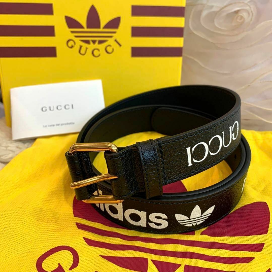 ☆新品☆GUCCIxADIDAS コラボ ベルト 702277 サイズ90 | フリマアプリ ラクマ