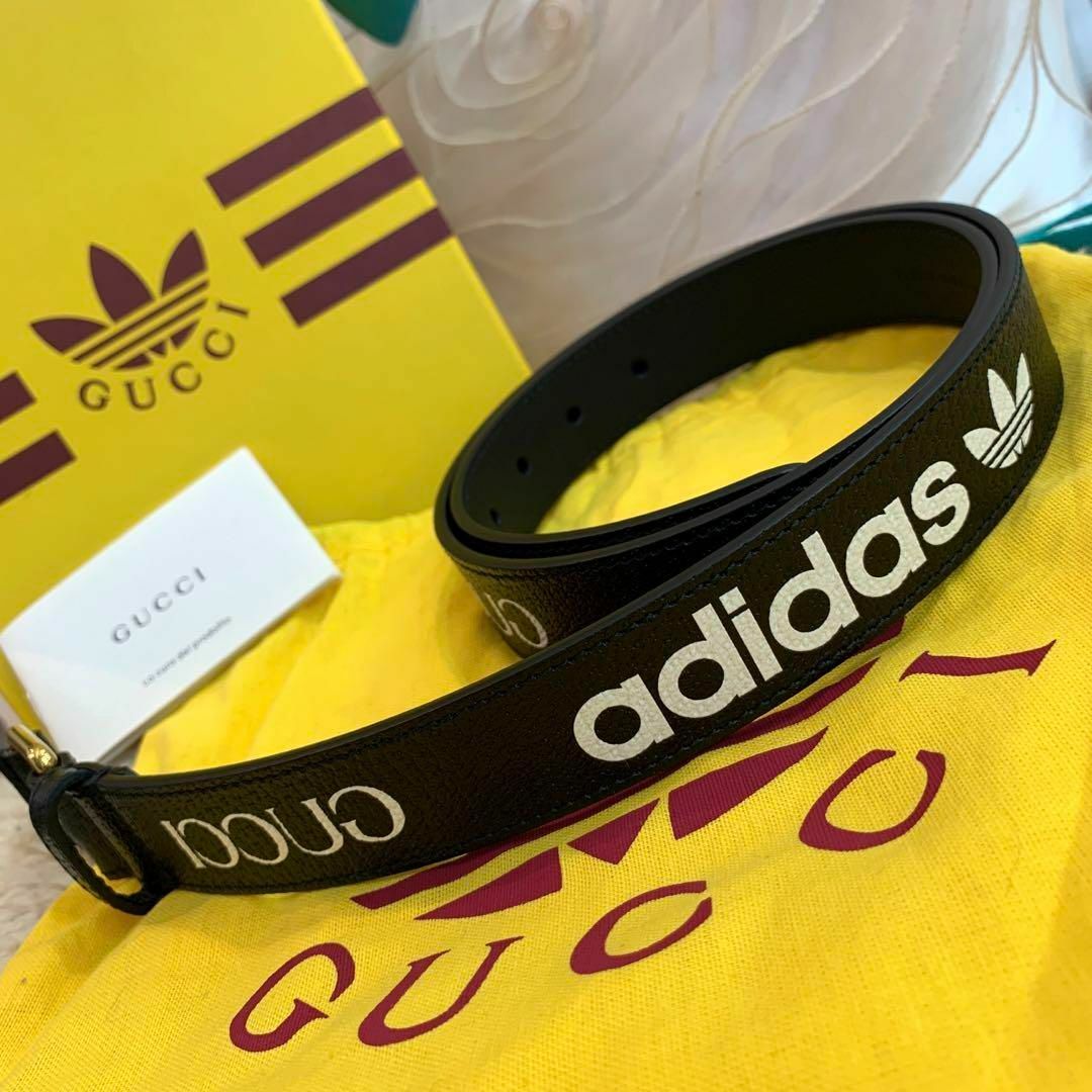 ☆新品☆GUCCIxADIDAS コラボ ベルト 702277 サイズ90