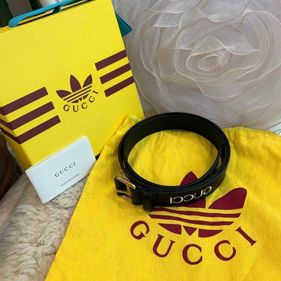 ☆新品☆GUCCIxADIDAS コラボ ベルト 702277 サイズ90