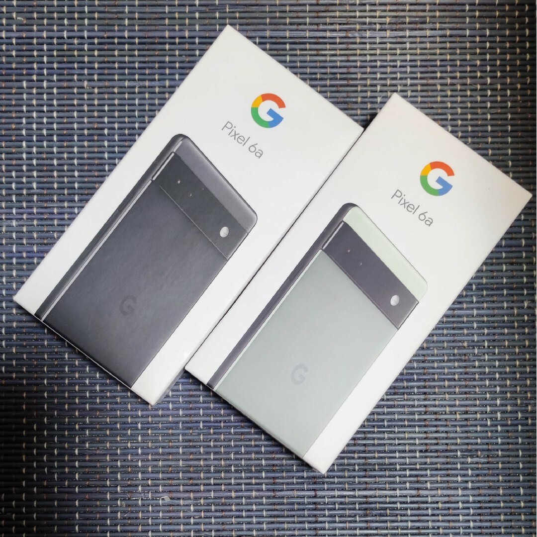 新品未使用 Google Pixel 6a ２台セージ、 チャコール