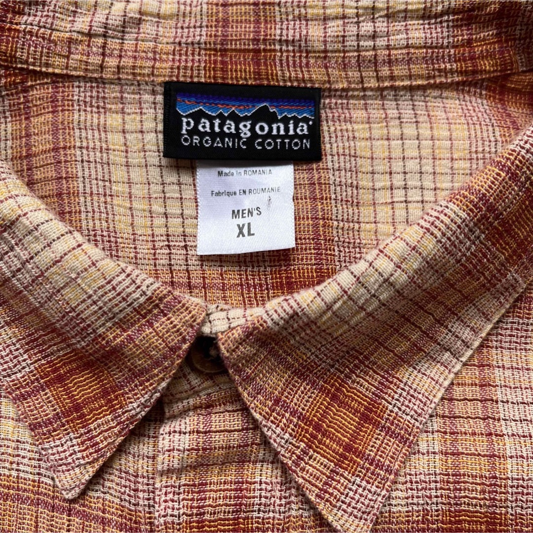 patagonia(パタゴニア)の【美品】パタゴニア　チェック半袖シャツ　XLサイズ　パタロハ　アロハシャツ メンズのトップス(シャツ)の商品写真