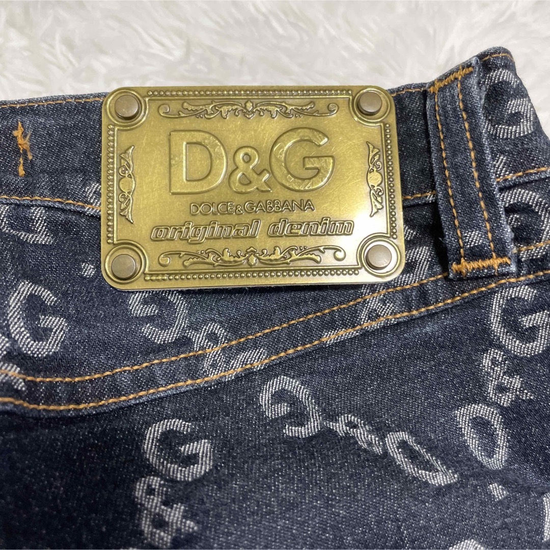DOLCE&GABBANA - DOLCE&GABBANA ドルチェ&ガッバーナ総柄デニムパンツ