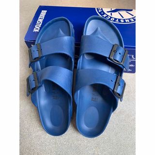 ビルケンシュトック(BIRKENSTOCK)のBIRKENSTOCK  Arizona EVA 39 ネイビー25㎝(サンダル)