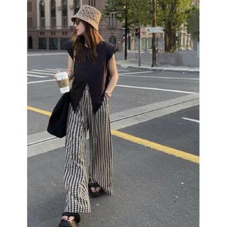 新品完売 Stripe Pants ch!iiibag チー アパレルライン アウトレット店