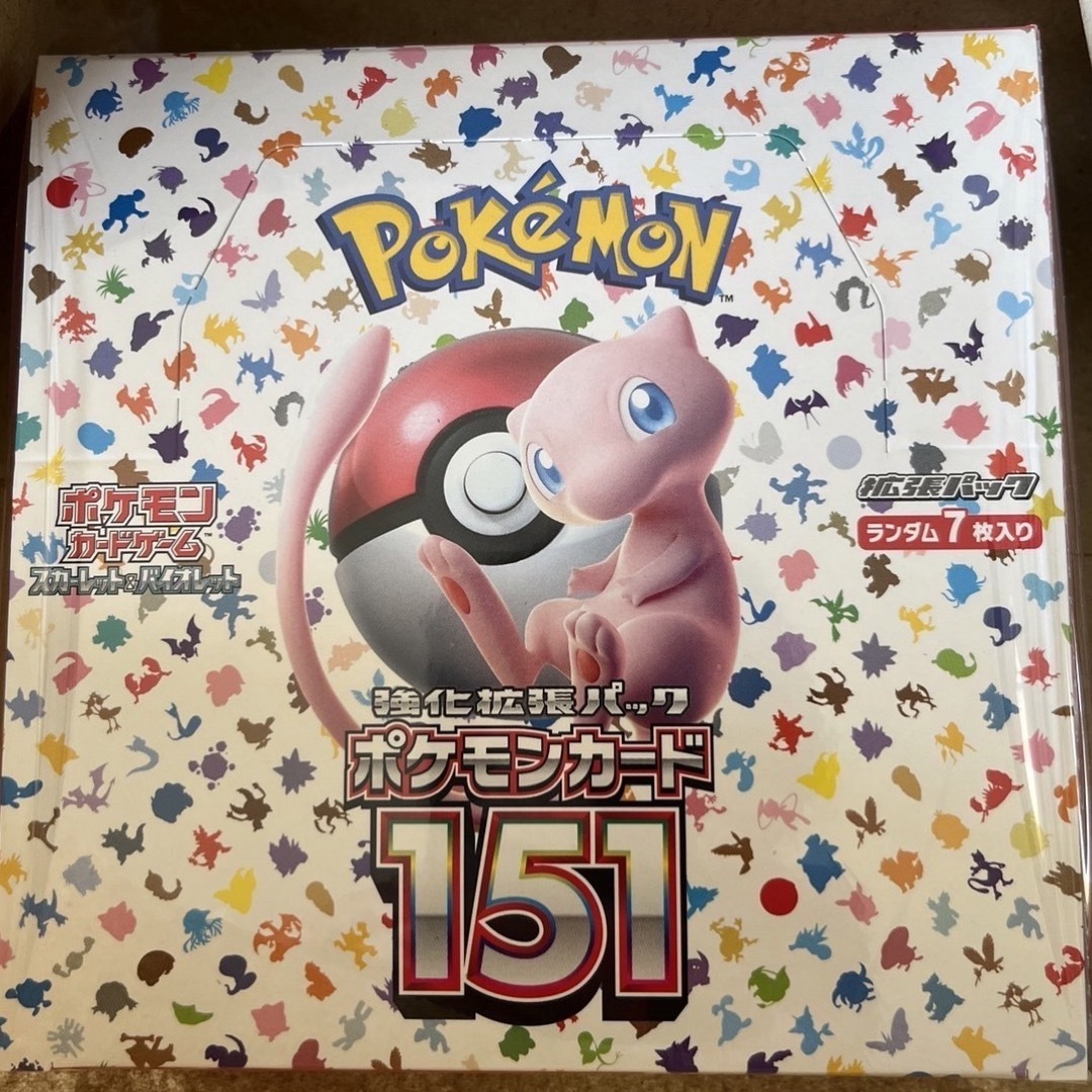 【即日発送可能】ポケモン カード 151 1BOX  未開封　シュリンク付き