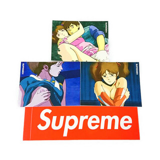 SUPREME シュプリーム Maeda Toshio Overfiend Sticker 前田敏夫 Box Logo ステッカー 4枚セット 正規品  / 27159