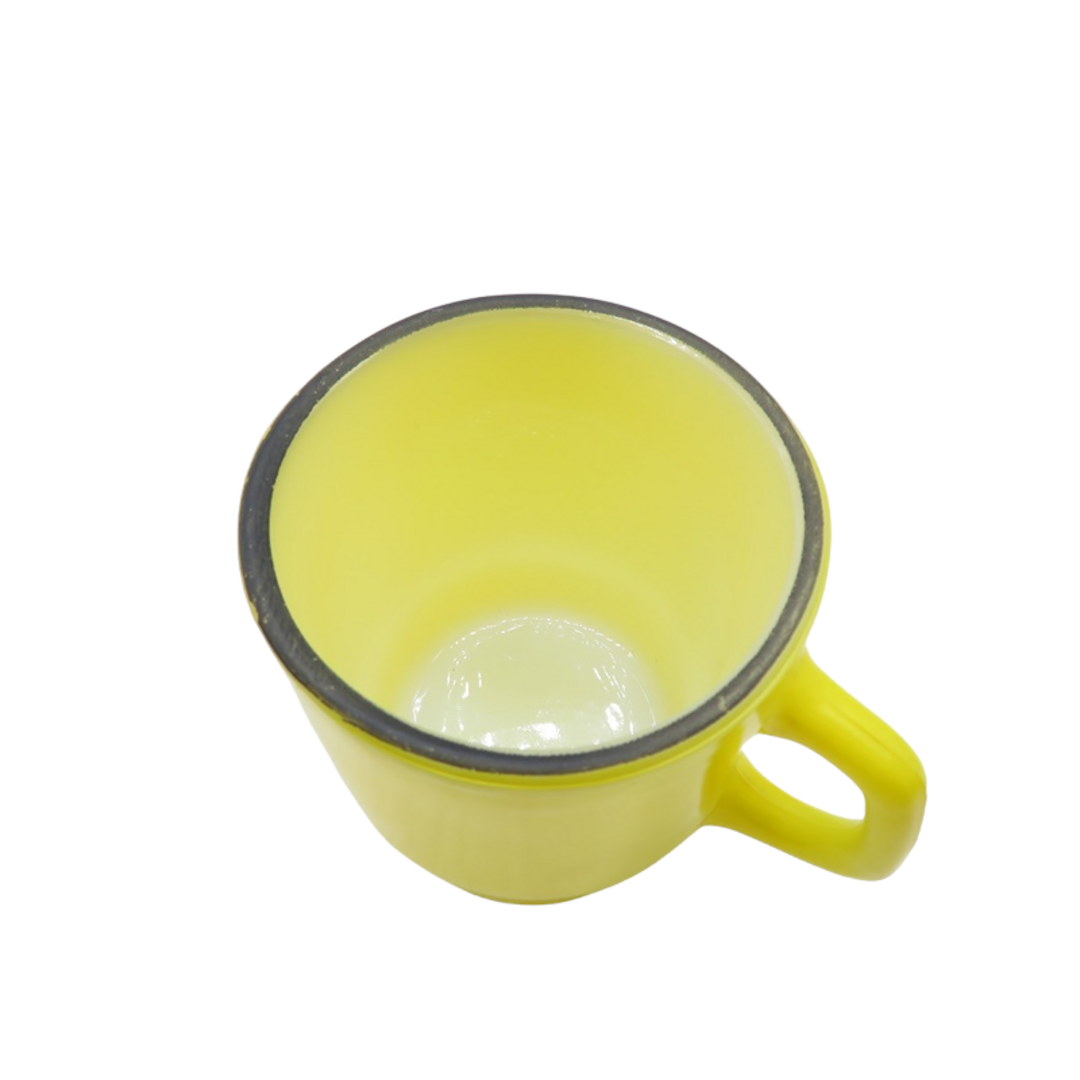 Fire-King 60～76s STACKING MUG YELLOW