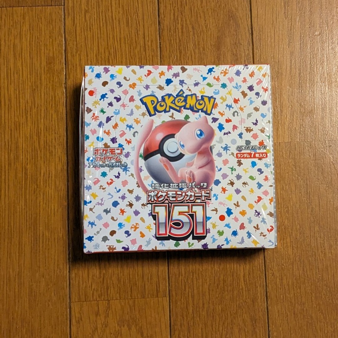 【シュリンク付】ポケモンカード151 1box