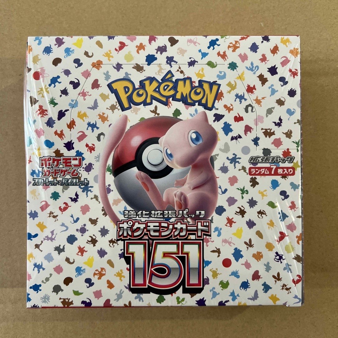 ポケモンカード151 シュリンク付き 1BOX