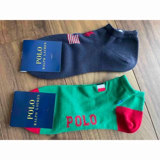 ポロラルフローレン(POLO RALPH LAUREN)の新品未使用 ポロ　ラルフローレン ソックス 二組セット Polo(ソックス)