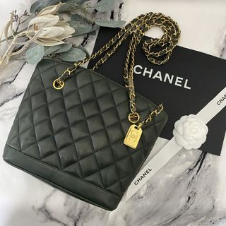 vintage CHANEL 2Way グリーン 希少カラー | ochge.org