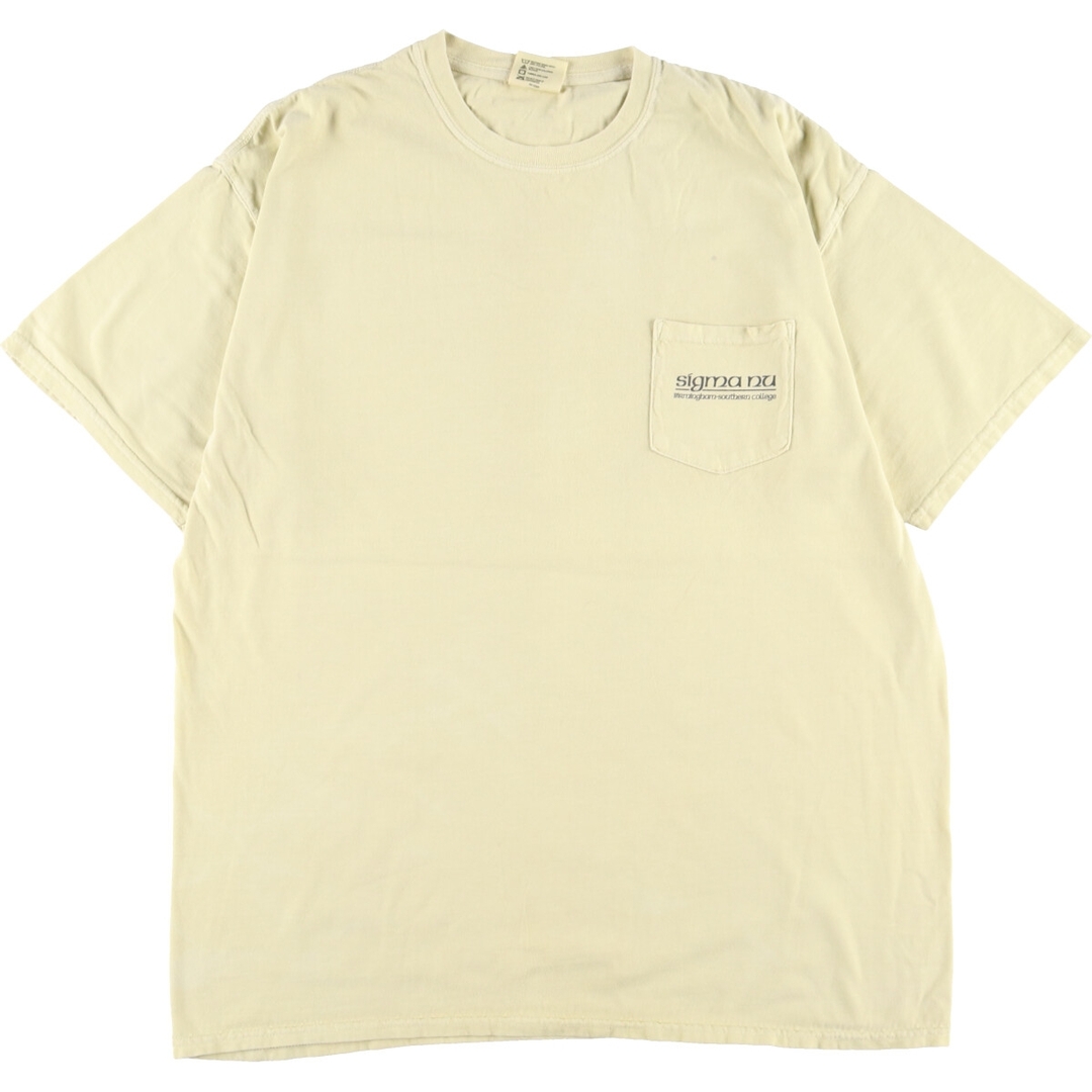 CMFORT COLORS Sigma Nu シグマニュー 両面プリント カレッジTシャツ メンズXL /eaa343386eaa343386取扱店