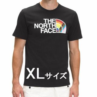 ザノースフェイス(THE NORTH FACE)のXL 黒 ノースフェイス メンズ レインボー プライド 半袖 Tシャツ 日本未入(Tシャツ/カットソー(半袖/袖なし))