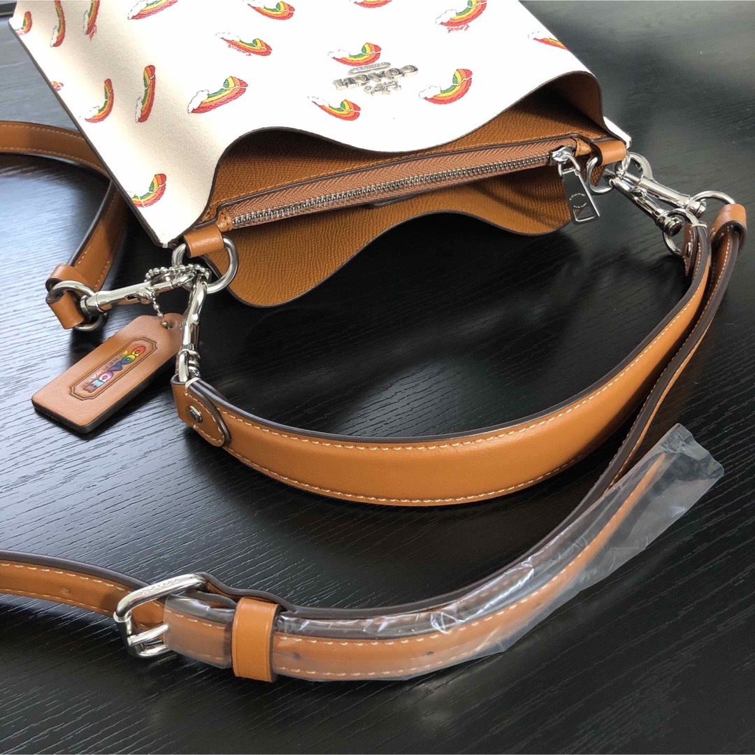 COACH - COACH コーチ レインボー 虹 ショルダー バッグ ハンドバッグ