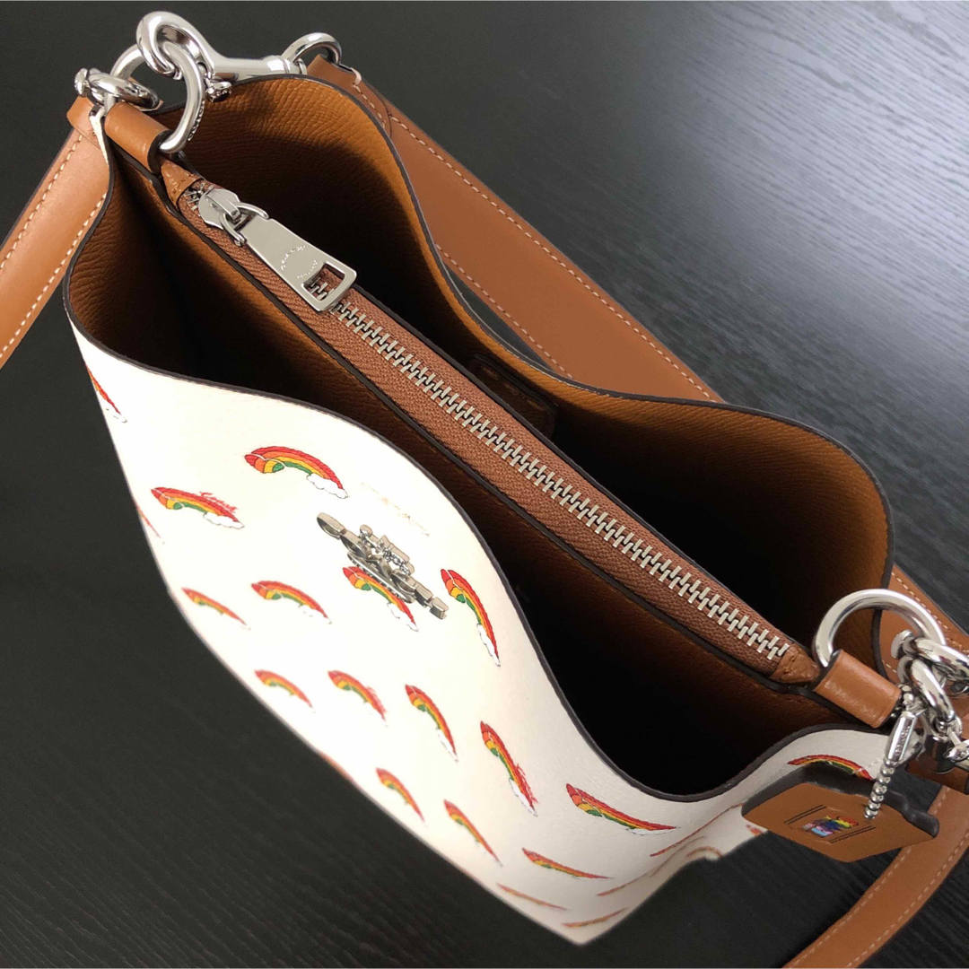 COACH - COACH コーチ レインボー 虹 ショルダー バッグ ハンドバッグ