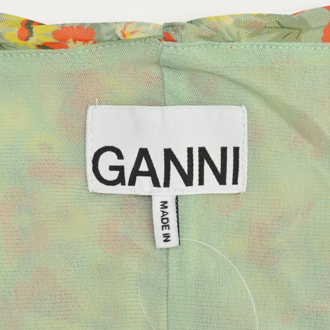 【GANNI】PRINTED MESH MIDI DRESSマキシワンピース レディースのワンピース(ロングワンピース/マキシワンピース)の商品写真