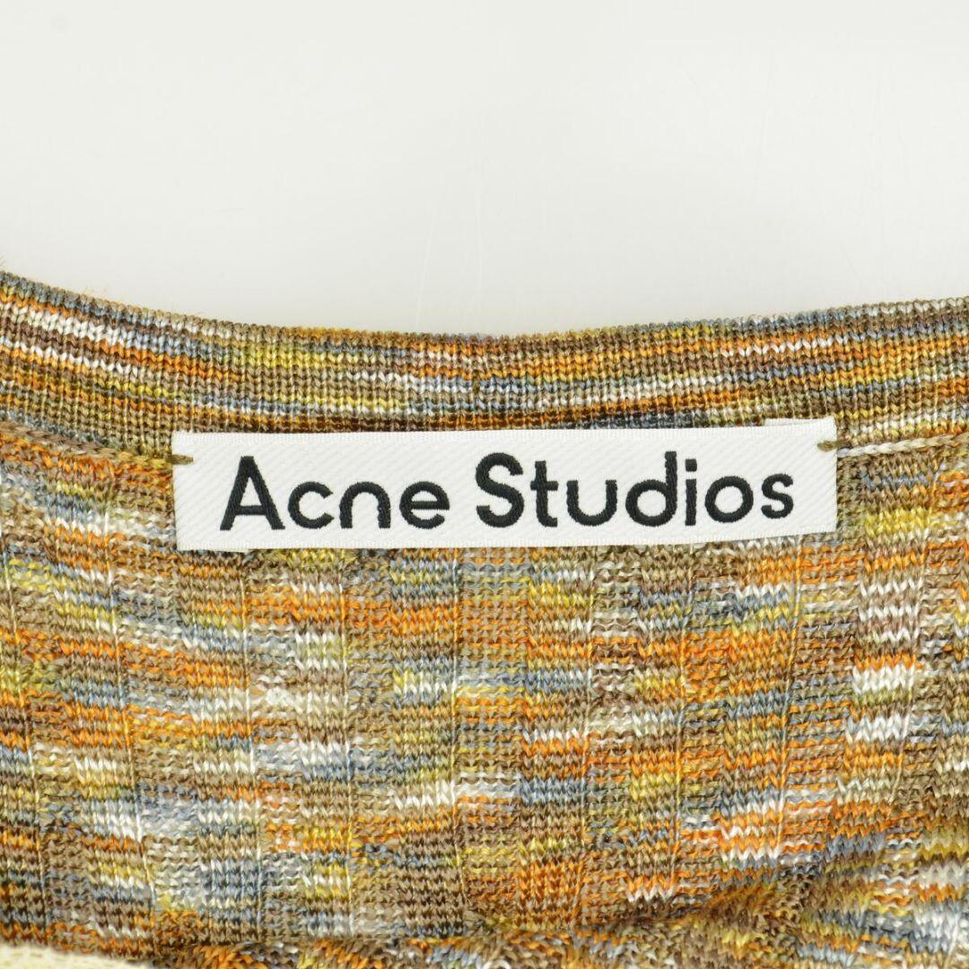 ACNE(アクネ)の【AcneStudios】マルチカラー リブニット マキシ長袖ワンピース レディースのワンピース(ロングワンピース/マキシワンピース)の商品写真