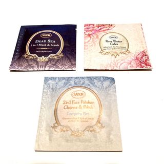 サボン(SABON)の新品サボン3in1マスク＆スクラブフェイスポリッシャーウォータージュレ3個セット(ゴマージュ/ピーリング)