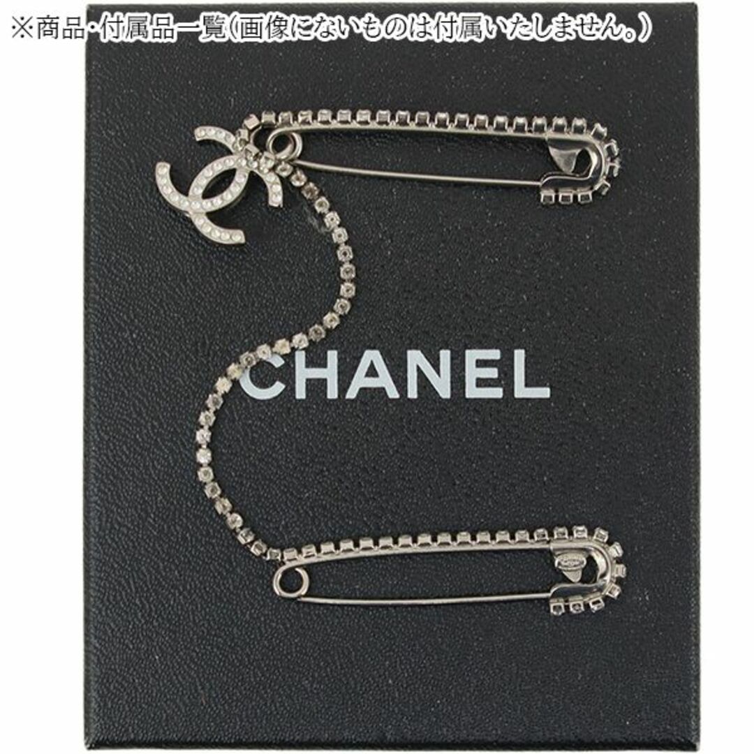 CHANEL(シャネル)のシャネル ブローチ アクセサリー レディース CCロゴ シルバー 美品 4321 レディースのアクセサリー(ブローチ/コサージュ)の商品写真