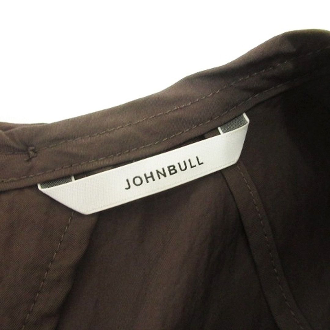 JOHNBULL(ジョンブル)のジョンブル 美品 フレアバックデザインワンピース ロング丈 ノースリーブ 茶 S レディースのワンピース(ロングワンピース/マキシワンピース)の商品写真