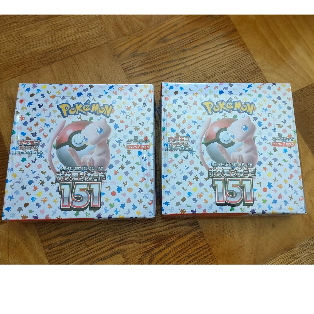 ポケモンカード　151 シュリンク付き　2BOX