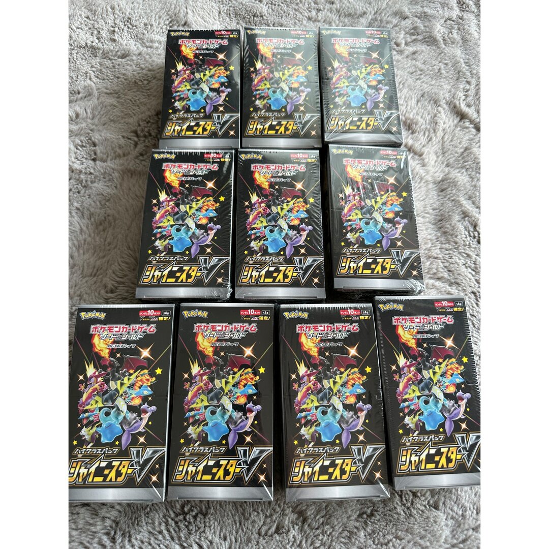 ポケモンカード シャイニースターV box 未開封 シュリンク付 10BOX