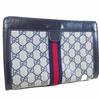 グッチ(Gucci)の極美品　GUCCI グッチ　オールドグッチ　GG柄　セカンドバッグ(セカンドバッグ/クラッチバッグ)